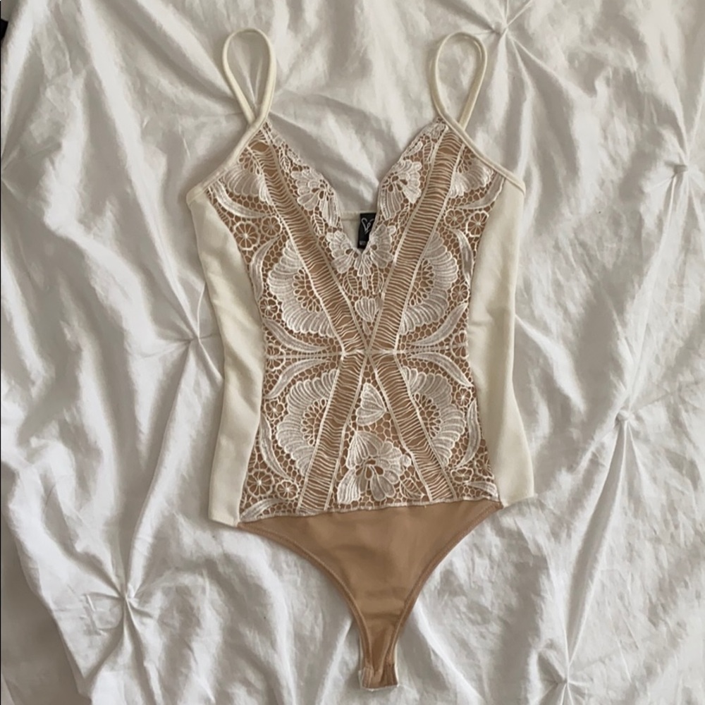 Windsor ivory lace bodysuit